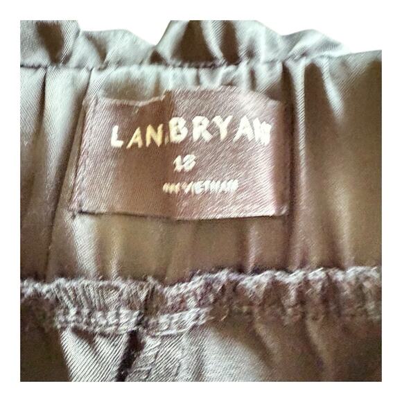 Lane Bryant Black Satin Jogger Pants Pull On Elastic Women’s Size 16 Classic - Picture 11 of 12